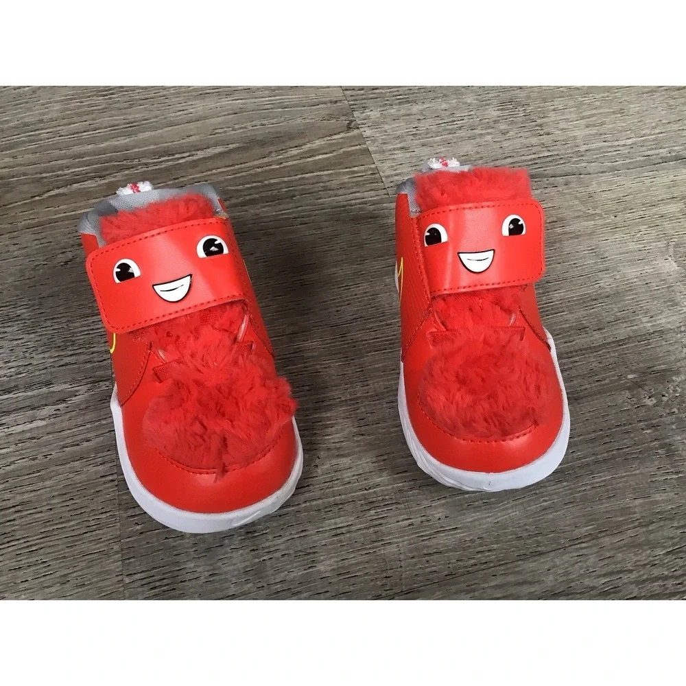 Nike CT4066-600 Team Hustle 9 D LIL Sneaker Toddler Shoes Red Monsters Size 6C